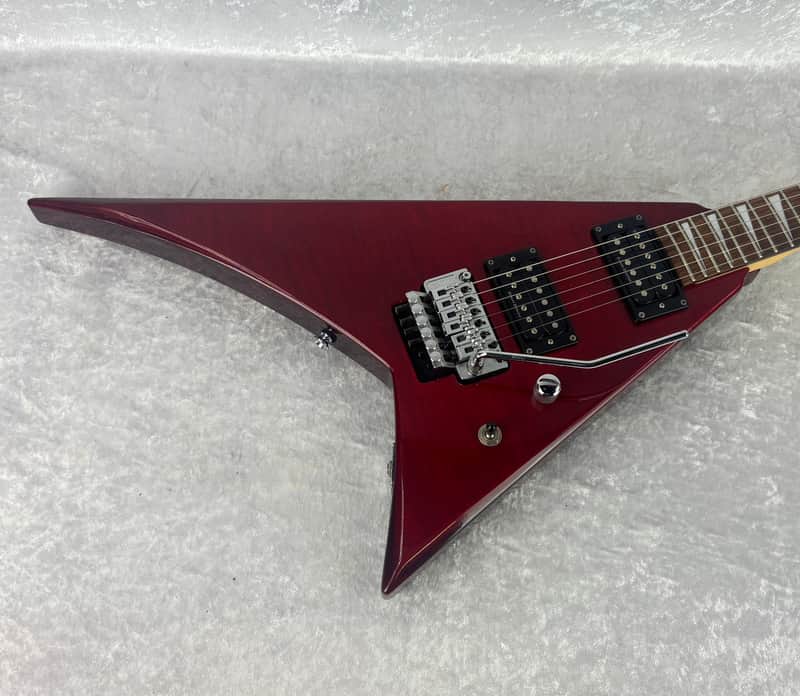 Jackson Rhoads RX10D electric guitar in transparent red finish w/ case image 1