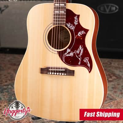Gibson Hummingbird Special Dreadnought Acoustic/Electric Guitar - Natural Satin with Gig Bag image 1