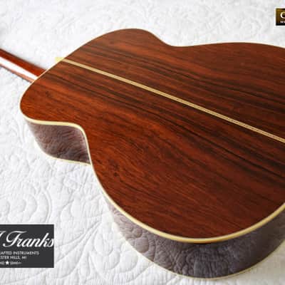 MJ Franks 000-42 Style, Short Scale, Euro Spruce, Madagascar RW, 1-11/16" Nut image 17