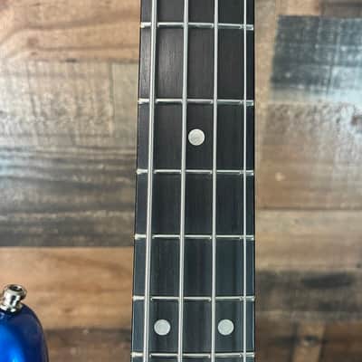 Fender American Ultra II Jazz Bass, Noble Blue, Ebony Fingerboard, Hard Case, Free Ship, 829 image 6