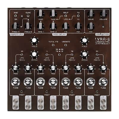 SOMA Laboratory Lyra-8 Organismic Drone Synthesizer (Rust) image 1