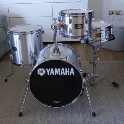 Yamaha Manu Katchè Junior Kit I° Serie Made in Japan Mogano anni 2000 - Silky Silver image 10