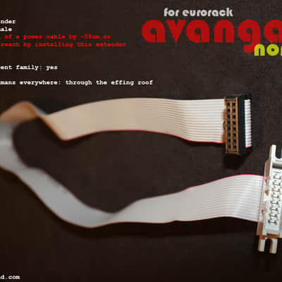• XT50 • Power Extension Ribbon Cable for Eurorack Power Bus • Nordstream2 Series • Avantgarde Sound 2024 image 2
