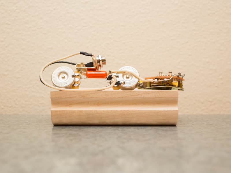 Polaris Prewired Standard Telecaster Wiring Harness - CTS Pots, .047 uF Orange Drop Cap, Oak Grigsby 3-way Switch, Switchcraft Jack image 1