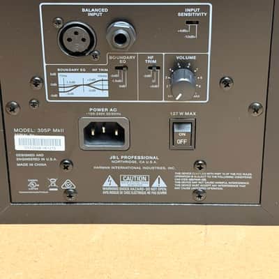 JBL 305P MkII 5" Powered Studio Monitor - SINGLE image 7