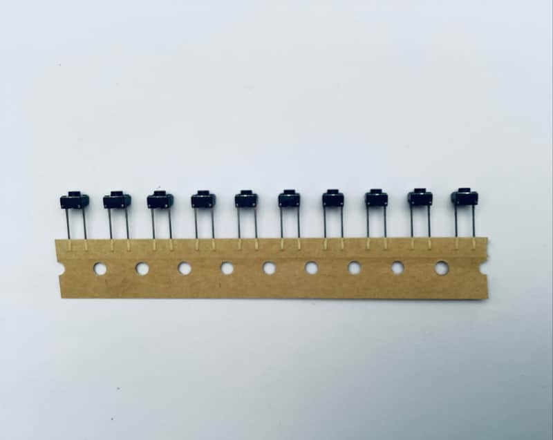 10x Akai MPC 3000 TACTILE SWITCHES SKHVBDD010 - Black/Silver image 1