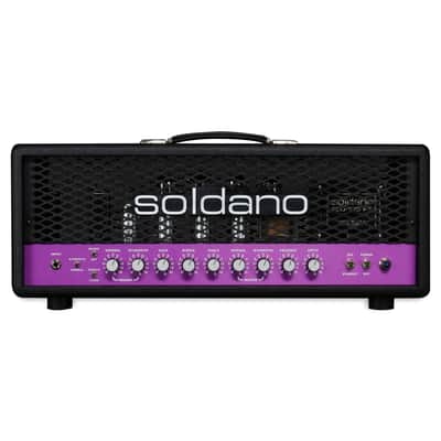 Soldano SLO-100 - Signed Purple Panel - Black Head image 1