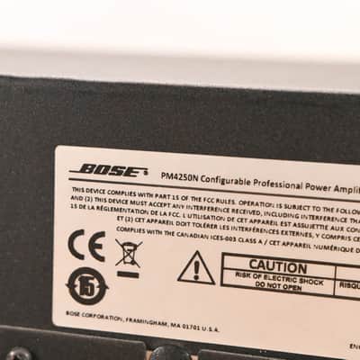 Bose PowerMatch PM4250N Configurable Power Amplifier CG01VTV image 6