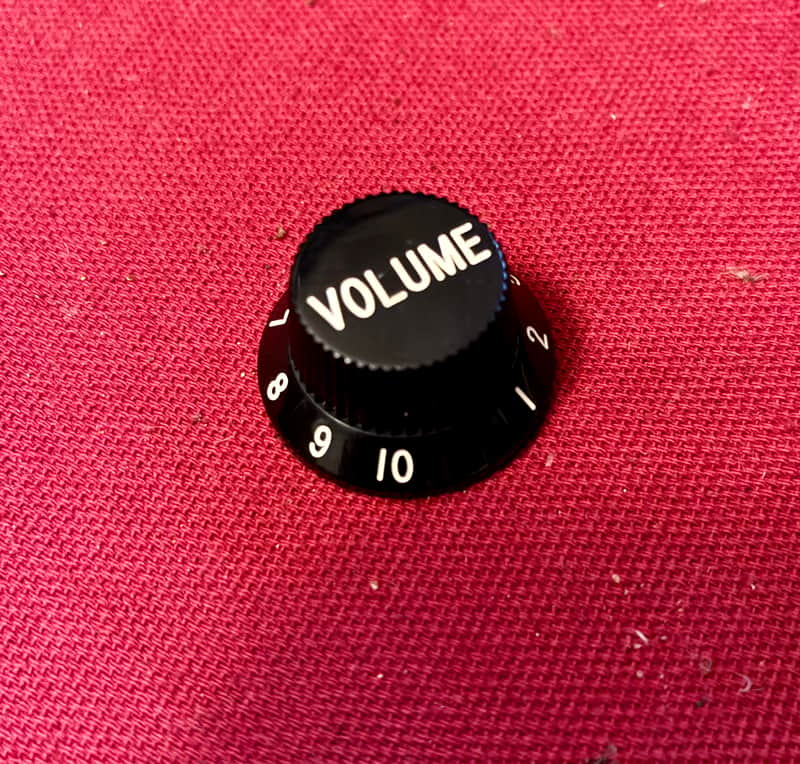 Fender 1979 vintage Stratocaster Volume knob Black strat image 1