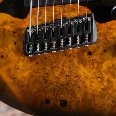 Legator N8FSS-DV 8-String Multi-Scale Electric Guitar - Death Valley with Gig Bag image 9