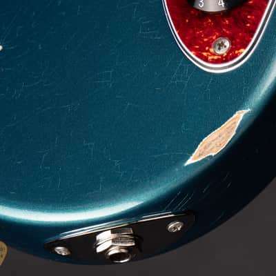 2024 - Suhr Eddie's Guitars Exclusive Roasted Classic JM Antique - Ocean Turquoise Metallic image 16