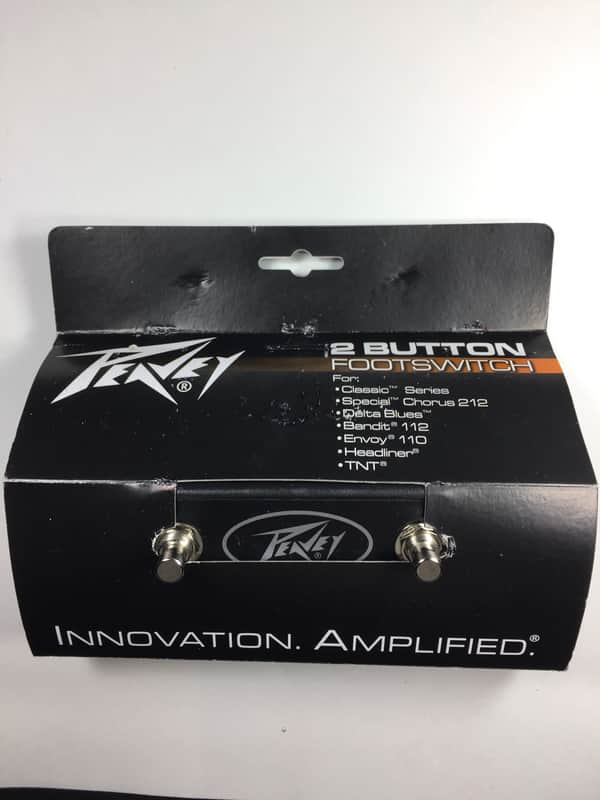 Peavey 2 Button Footswitch * Bandit 112, Envoy 110, Delta Blues & others! Free Shipping!! image 1