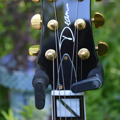 2015 Dean Seven Sound Palomino Route 66 Jazzbox/Bluesbox in Honey Sunburst w/New Gold Dunlop Straploks & a New Brown Crossrock Hardshell Case ~ Mint ! image 8