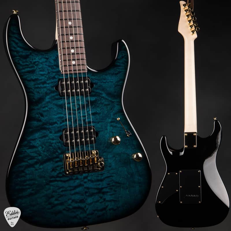 Suhr Standard Thin Burst Limited Edition - Trans Teal image 1