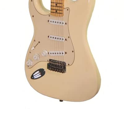 Fender Left Handed Stratocaster Standard MIM Electric Guitar – Used - White image 8