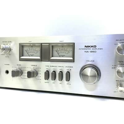 Nikko na-850 integrated amplifier 130 watts rms vintage image 2
