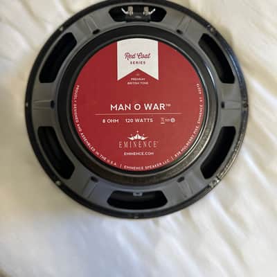 Eminence Redcoat Man-O-War 12" 120-Watt 8 Ohm Replacement Speaker 2010s - Red image 1