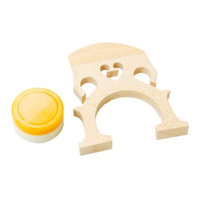 4/4 Wood Cello Bag Bow Rosin Bridge Natural 2020s image 6