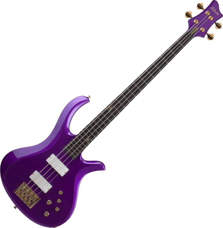 Schecter The Freeze Sicle 4 String Electric Bass in Purple