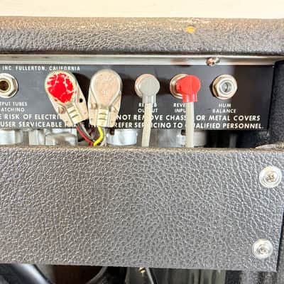 Fender 75 1x15 75-Watt Vintage Tube Guitar Combo Amplifier Made in USA 1980's image 11