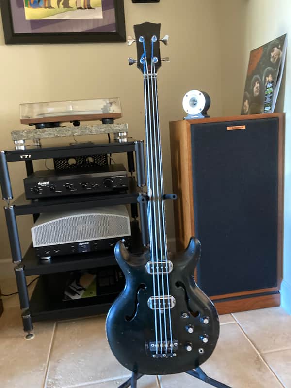 Bartel Fretless 1960's Black image 1