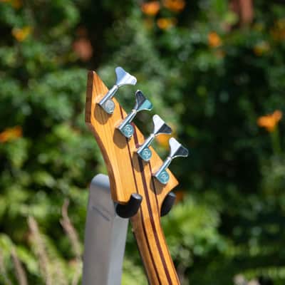 Classic 1980's/90's B.C. Rich Mockingbird Bass - Black - Made In Japan Super 2100 Neck image 7