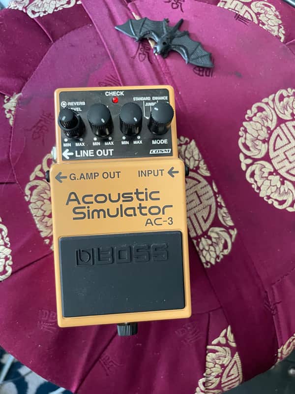 Boss AC-3 Acoustic Simulator (Dark Gray Label) 2006 - Present - Yellow