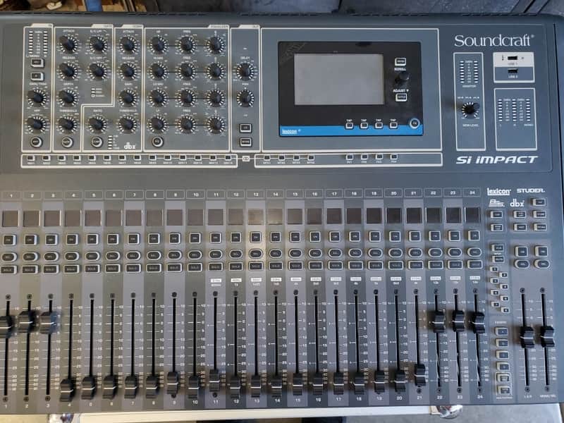 Soundcraft Si Impact 32-Channel Digital Mixer 2010s - Black image 1
