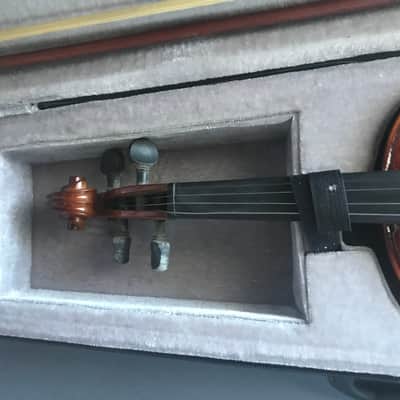 4/4 Rothenberg 1732 Stradavarious Replica Violin w/ Maple Flame Back and Sides + Bow and Case. Sale Benefits Music Ed Nonprofit! image 3