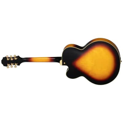 Epiphone Broadway Hollowbody Guitar w/ Gig Bag - Vintage Sunburst image 7