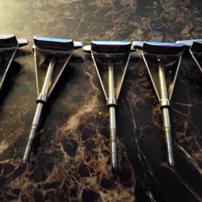 Remo Quadra Bass Drum Tension Rods and claws 80s image 12