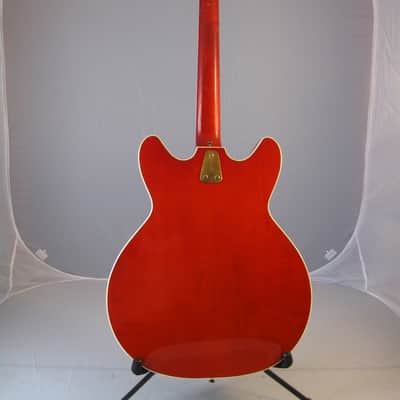 Hagstrom Viking II Deluxe 1968 Cherry Red image 4