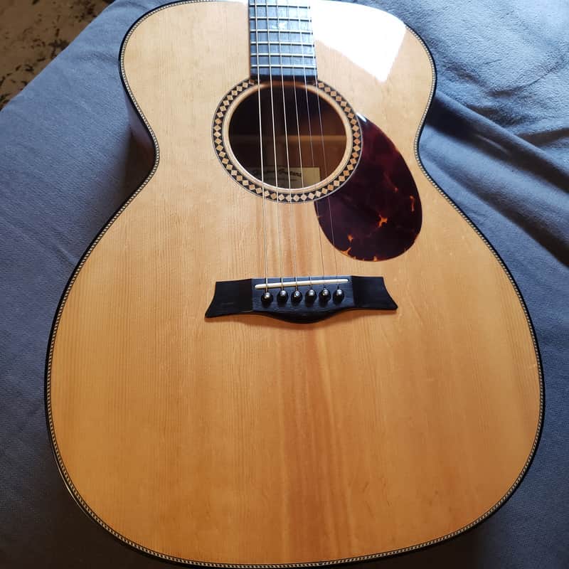 Colby Horton | OM | Serial #18 | 7•25•2007 | Mahogany & Bearclaw Sitka Spruce image 1