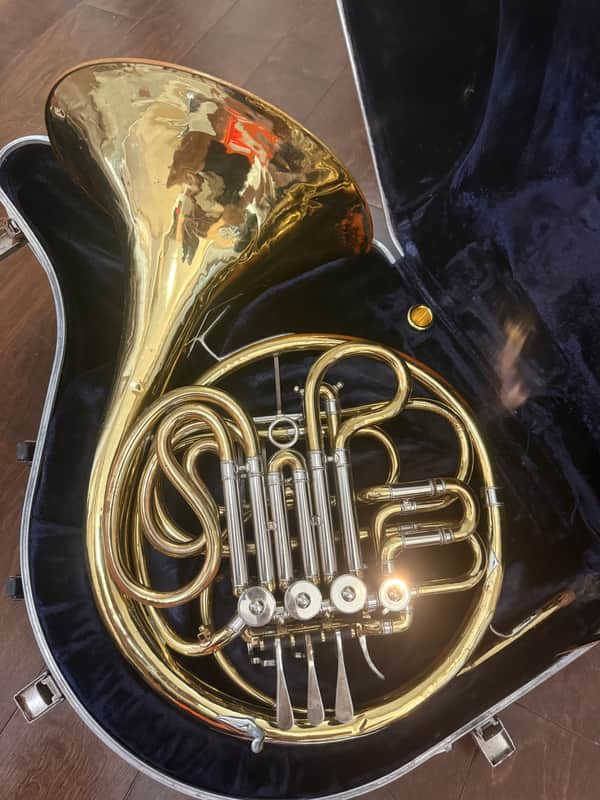 C. G. Conn 6D Double French horn. Made in USA image 1