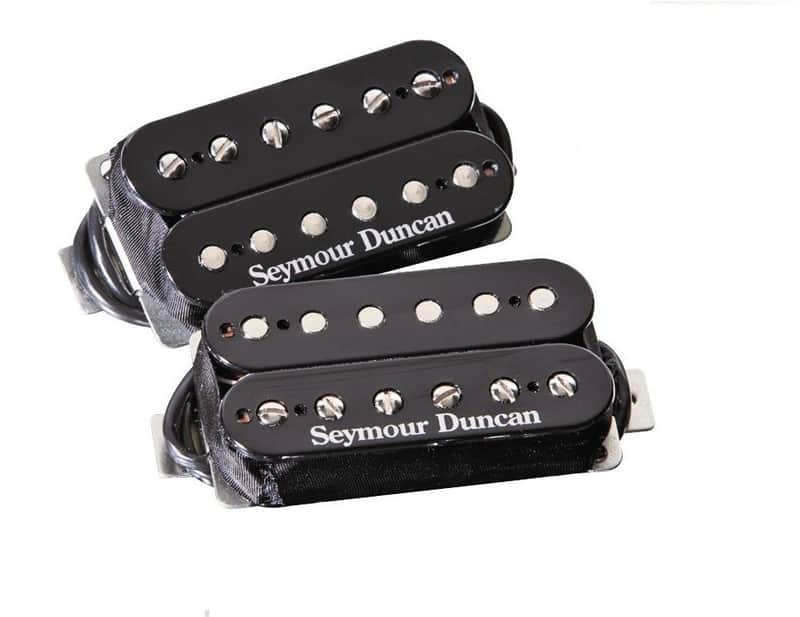 Seymour Duncan Distortion Mayhem Black Humbucker Guitar Pickup Set TB-6 Trembucker Bridge & SH-6n image 1