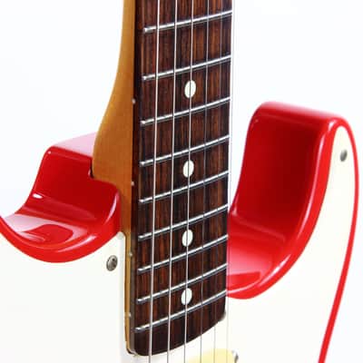 1987 Kramer E.E. Pro 1 Elliot Easton RED Signature Super Strat -- White Pickguard, Stratocaster 1980's image 14