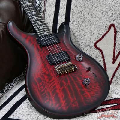 Paul Reed Smith PRS 40th Anniversary Custom 24 Satin Limited Edition Fire Smokeburst (Stained Binding) 7.70 lbs image 7