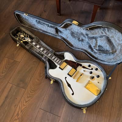 D'Angelico Excel EX-DC Semi-Hollow with Stop-Bar Tailpiece 2010s - White image 8