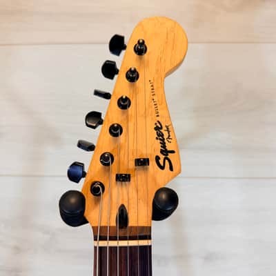 Squier Bullet Strat HSS Electric Guitar Metallic Green 2014 - Metallic Green image 5
