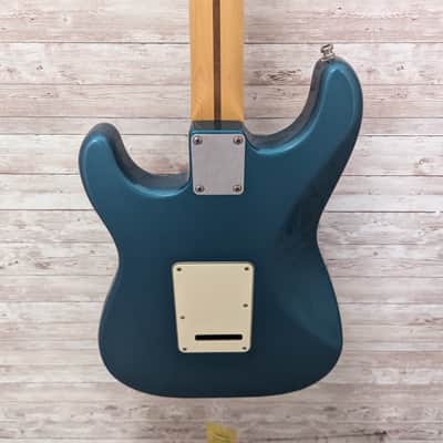 Used 1995 Fender American Standard Stratocaster with Matching Headstock, Maple Fretboard Ocean Turquoise image 11