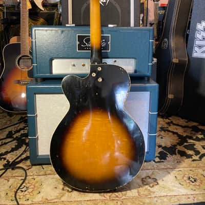 Kay Swingmaster K672 Barney Kessel Pickups 1950s - Vintage Sunburst image 5