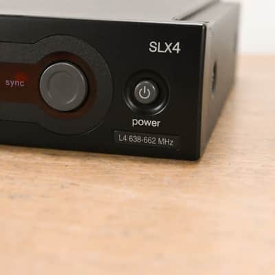 Shure SLX4 Wireless Receiver - L4 Band: 638-662 MHz (NO POWER SUPPLY) CG013EF image 4