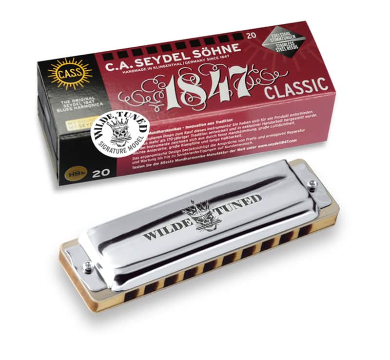 Seydel 16220D| Will Wilde Custom Tuned 1847 Classic Harmonica, Key of D image 1