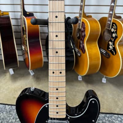 Squier Affinity Telecaster with Maple Fretboard, String Through Body - 3-Tone Sunburst - B Stock image 3