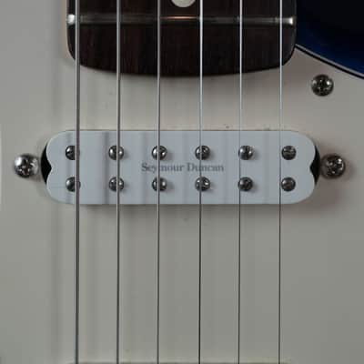 Fender HSS Standard Strat MIM Electron Blue w/Case (2007) - Used image 6