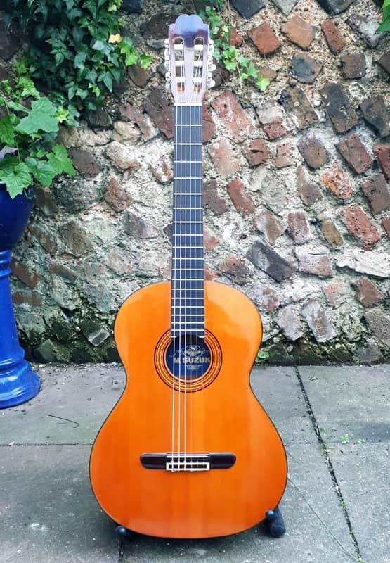 M.Suzuki 80s classical guitar JAPAN New Set-Up VGC | Reverb
