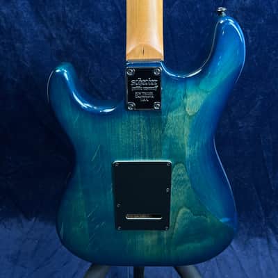 Schecter Traditional Pro Maple in Transparent Blue Burst Pre-owned image 6