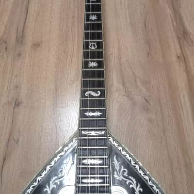 Greek Bouzouki & hardcase & pickup & 300 backing track with pdf scores 8 string 1990 approximately image 4