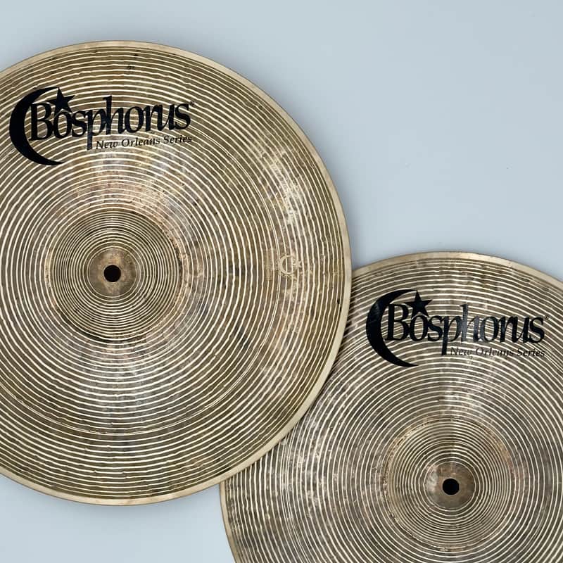 Bosphorus 14" New Orleans Series Hi-Hat Cymbals image 1