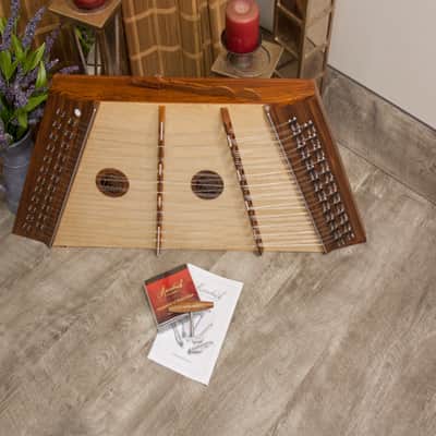 Roosebeck DH12-11R 12/11 Hammered Dulcimer w/Pair of Dulcimer Hammers,Tuning Tool & Extra String Set image 6